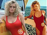 Baywatch vet Erika Eleniak, 56, is seen for first time on set of reboot 30 years after she left series, see her now