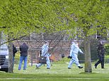 Third man is arrested on suspicion of preparing an act of terrorism over discovery of ‘non-hazardous substances’ in Kensington Gardens