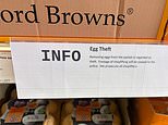 Sainsbury’s threatens shoplifters with prosecution if they are caught swapping premium eggs into cheaper boxes