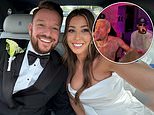 Danielle Lloyd’s footballer ex Jamie O’Hara reveals he’s married his partner Keziah Grubb as he shares clips of the wild reception-turned-rave with a performance by So Solid Crew