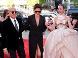 Devil Wears Prada fans shocked to learn that Stanley Tucci, 65, is married to co-star Emily Blunt’s sister, 44, as they ask ‘who is the stunning woman next to him?’ at sequel’s premiere