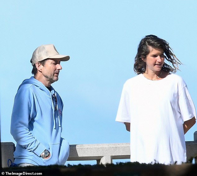 Luke Wilson was spotted enjoying a walk with his girlfriend Kendall Yates on Wednesday in Los Angeles