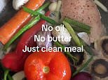 Is it REALLY healthier not to use any oil or butter? Experts reveal why social media trend which sees people cut out all fats to cook raw meat and vegetables in ‘natural juices’ could be ‘doing more harm than good’