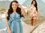 Pregnant Scarlett Moffatt poses up a storm in an array of colourful ensembles as she launches an inclusive Simply Be summer range