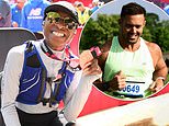 Celeb London Marathon finish times revealed: Cynthia Erivo achieves new personal best while Spencer Matthews misses out on a three hour run by just four seconds as they join James Norton, Tilly Ramsay and Daddy Pig