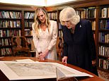 The Queen joins Sarah Jessica Parker and Anna Wintour in starry reception at the New York Public Library and presents a surprise gift for the landmark’s collection