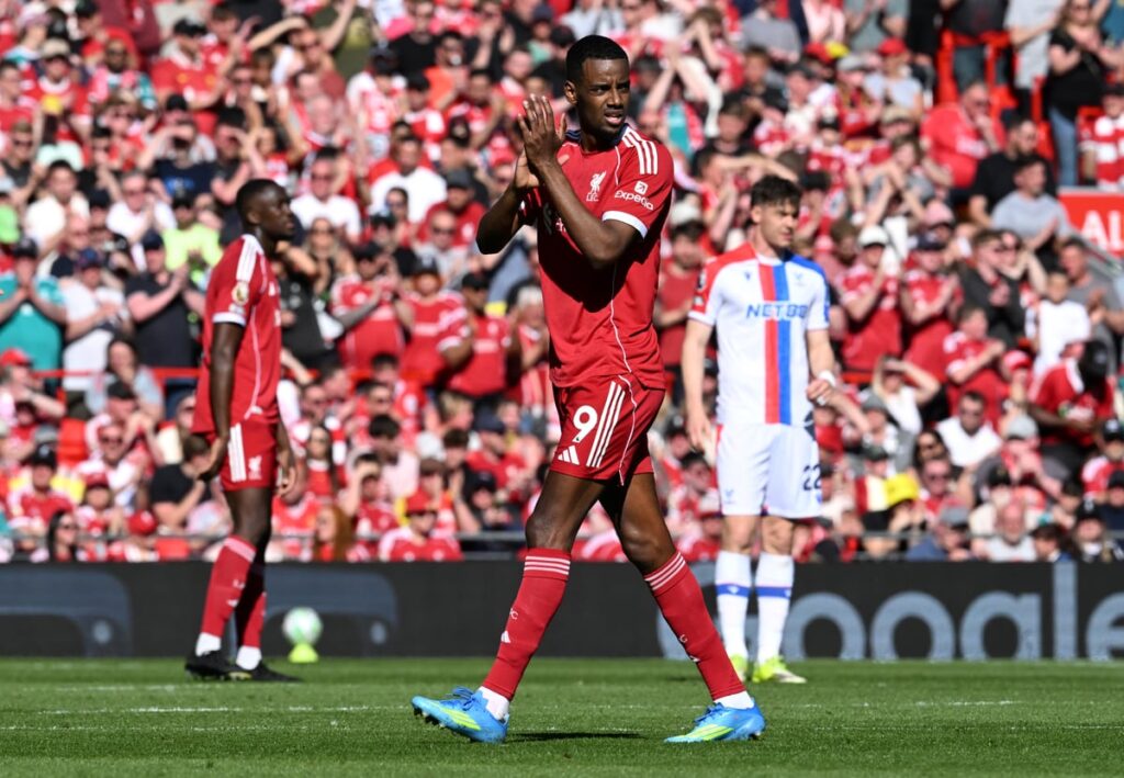 Liverpool 3-1 Crystal Palace: Alexander Isak on target as resurgent Reds rise to fourth