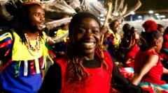 Joy as record-breaking runner Sawe returns home