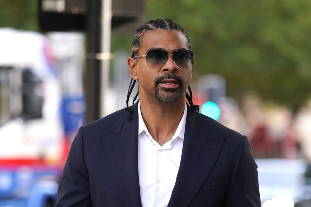 David Haye set to try to steal other team’s food on I’m A Celeb
