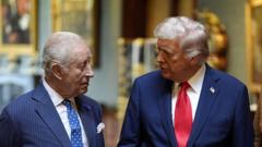 Trump tells BBC that King’s visit could ‘absolutely’ help repair relations with UK