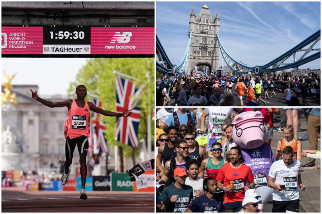 London Marathon 2026 LIVE: Sabastian Sawe runs first sub two-hour race as mass event in final stages