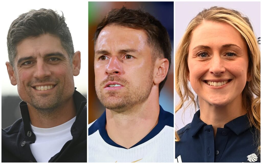 Which sports stars are running London Marathon 2026 today?