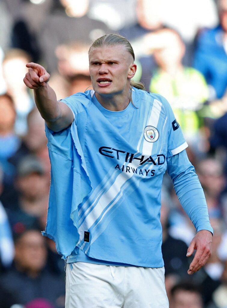 Man City 2-1 Arsenal: Erling Haaland keeps Gunners humble in title race as Gabriel escapes a red card