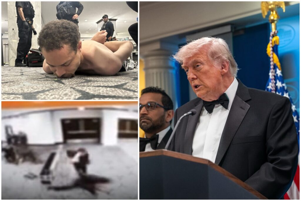 Shots fired as ‘would-be Trump assassin’ tries to storm White House correspondents’ dinner