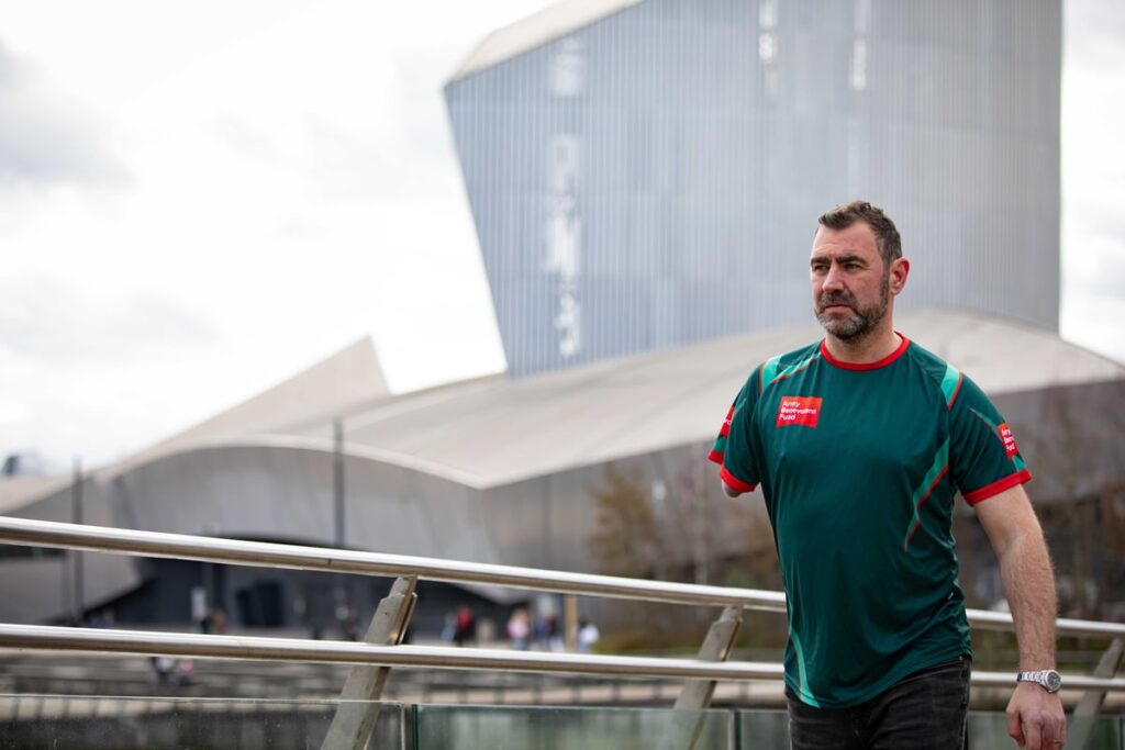 Veteran plans to become first triple amputee to complete London Marathon