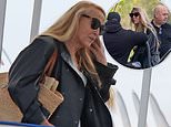 Hollywood star Jerry Hall touches down in Scotland ahead of Celebrity Traitors filming after the star-studded line-up including Maya Jama, James Blunt and Miranda Hart was revealed