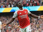 Arsenal vs Fulham – Premier League LIVE: Latest score and updates as Saka doubles lead for dominant Gunners