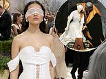 Rachel Zegler makes very pointed statement with her Met Gala Dress inspired by The Execution of Lady Jane Grey painting