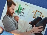 Meghan Markle shares unseen photo of Prince Archie asleep on Harry’s chest as a baby to celebrate his 7th birthday