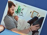 Meghan Markle gives fans intimate glimpse inside her and Prince Harry’s bedroom at their former home Frogmore Cottage…including £500 artwork and Diana’s portrait