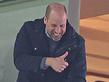 Aston Villa’s royal approval: Prince William dances to Sweet Caroline and fist-pumps as he celebrates his beloved side reaching the Europa League final with dominant victory over Nottingham Forest