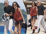 George Clooney and his wife Amal, 48, look more in love than ever as they celebrate his 65th birthday in St Tropez
