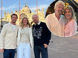 Richard Branson shares photos from Venice trip he was meant to have taken with late wife Joan as he thanks his children for joining him on a holiday ‘I’ll never forget’