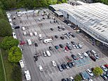 Fury as ‘nuisance’ travellers take over B&Q car park with 17 caravans, dogs running riot and rubbish piling up
