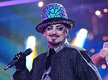 Israel’s Eurovision singer is booed by pro-Palestine supporters but still qualifies during live semi-final – as Boy George crashes out