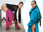 Hailey Bieber puts on cheeky display as she appears to go NUDE under blue coat for major fashion campaign