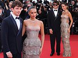 F1 ace Charles Leclerc looks loved-up with stunning wife Alexandra as they cosy up for photos at the A Woman’s Life screening at Cannes Film Festival