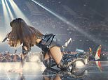 Song about choking women and bondage makes it through to Eurovision final – after Romanian singer performs on all fours in skimpy leather outfit