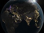 Britain is DIMMING: NASA maps reveal how night lights are changing across the globe – with huge swathes of the UK fading into darkness
