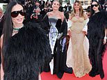 Demi Moore, 63, Sharon Stone, 68 and Heidi Klum, 52, show young Hollywood how it’s done as they lead the glam arrivals at Cannes’ Fjord premiere