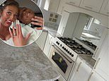 ‘R first ever home’: Venezuela Fury, 16, shares snaps of her new house with husband Noah Price, 19, as she swaps parents’ £8m mansion for ‘luxury’ caravan