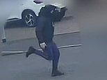 Police released CCTV in hunt for ‘Eastern European knifeman’ after man in his 60s is left fighting for his life following ‘random attack’