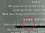 Bride and groom spark outrage over ‘tacky’ $250 fee on wedding invitation – leaving guests stumped