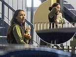 Celebrity Traitors Maya Jama and Leigh-Anne Pinnock return to their hotel clutching hot water bottles after completing a gruelling challenge at the Scottish castle