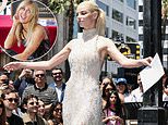 Anya Taylor-Joy shows off her star power as she celebrates her best friend Miley Cyrus’s name being added to the Hollywood Walk of Fame