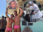 Love Island’s Casey O’Gorman buys groom Tom Clare skimpy speedos with his fiancée Molly Smith’s FACE on for Las Vegas stag