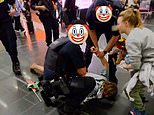 Another warm welcome for Gaza activists! Austrian cops drag chanting pro-Palestinian supporter away at airport after police waded into anti-Israel mob returning to Spain