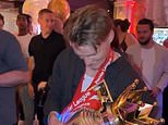 New footage of Arsenal’s lavish Mayfair celebrations emerges as Martin Odegaard dances with trophy and Mikel Arteta vows: ‘We’ll be champions of Europe on Saturday!’