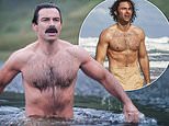 Rivals star Aiden Turner sets pulses racing as he strips off to recreate Poldark’s nude swimming scene in latest episode of Disney+ bonkbuster