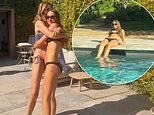 Trinny Woodall, 62, and lookalike daughter, Lyla Elichaoff, 22, show off their bikini bodies amid UK heatwave as the What Not To Wear star shares rare details about her dating life