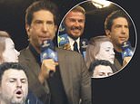 The One Where Arsenal Got Beat! Friends icon David Schwimmer joins David Beckham at star-studded Champions League final as Gunners lose to Paris Saint-Germain