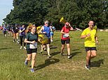 Guard of honour for British runner, 43, becoming first person in world to complete 1,000 parkruns