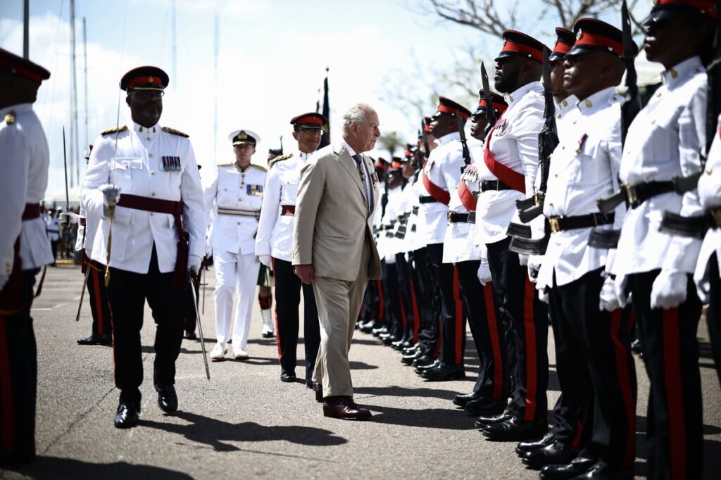 In Pictures: King dons sunglasses and takes to the waters on Bermuda visit