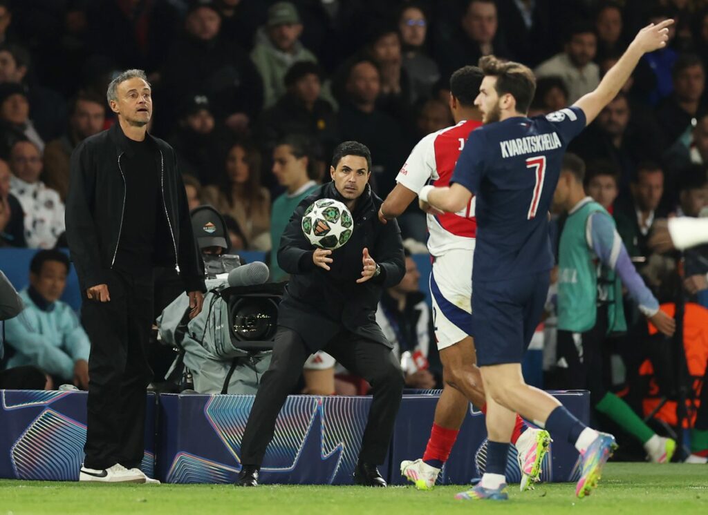 Arsenal and PSG fixtures compared as title races go to wire ahead of Champions League final