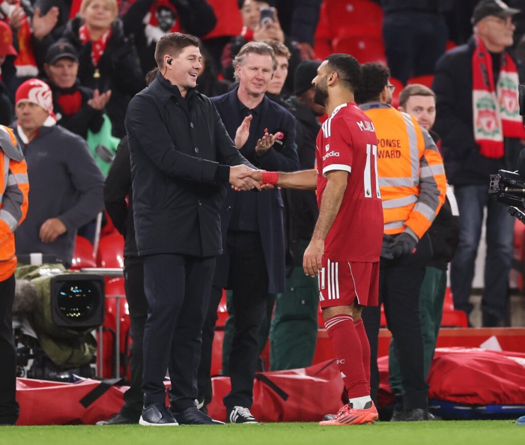 Mohamed Salah reveals Steven Gerrard talks over Liverpool exit and delivers new injury update