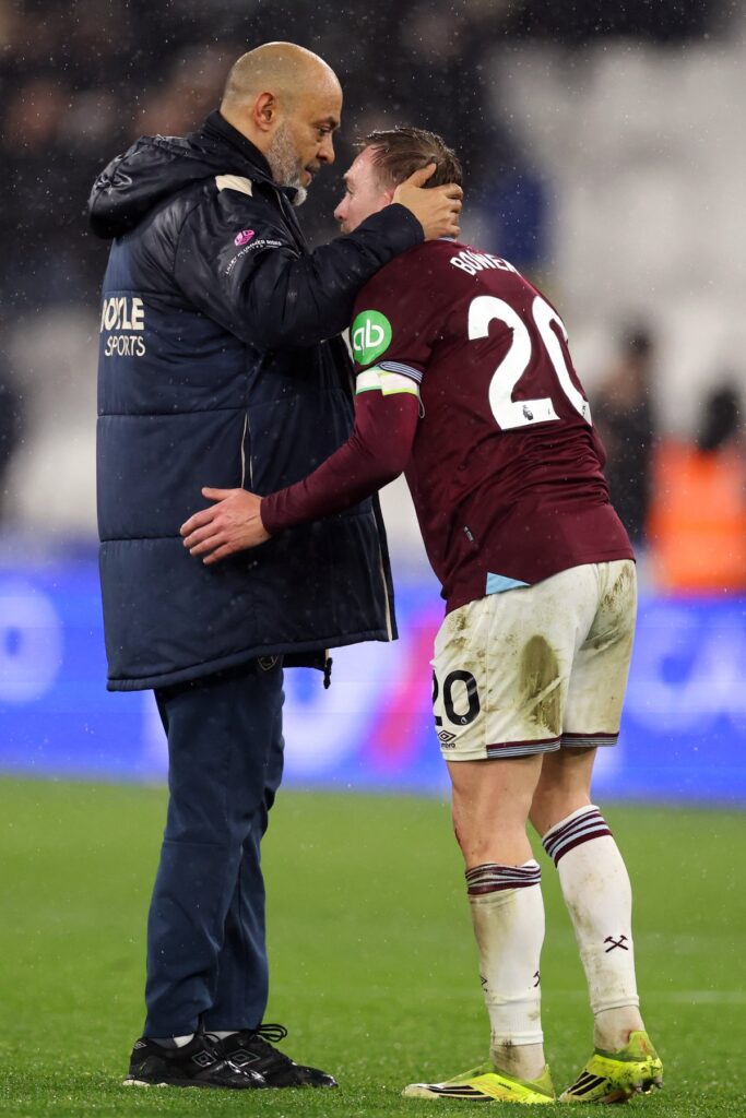 West Ham: Nuno reveals Jarrod Bowen reaction to England World Cup snub before relegation decider